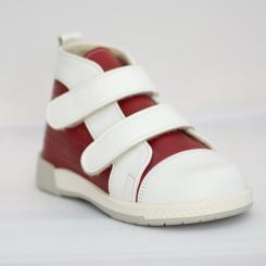 Κόκκινο-λευκό παπούτσι ανατομικό gorgino